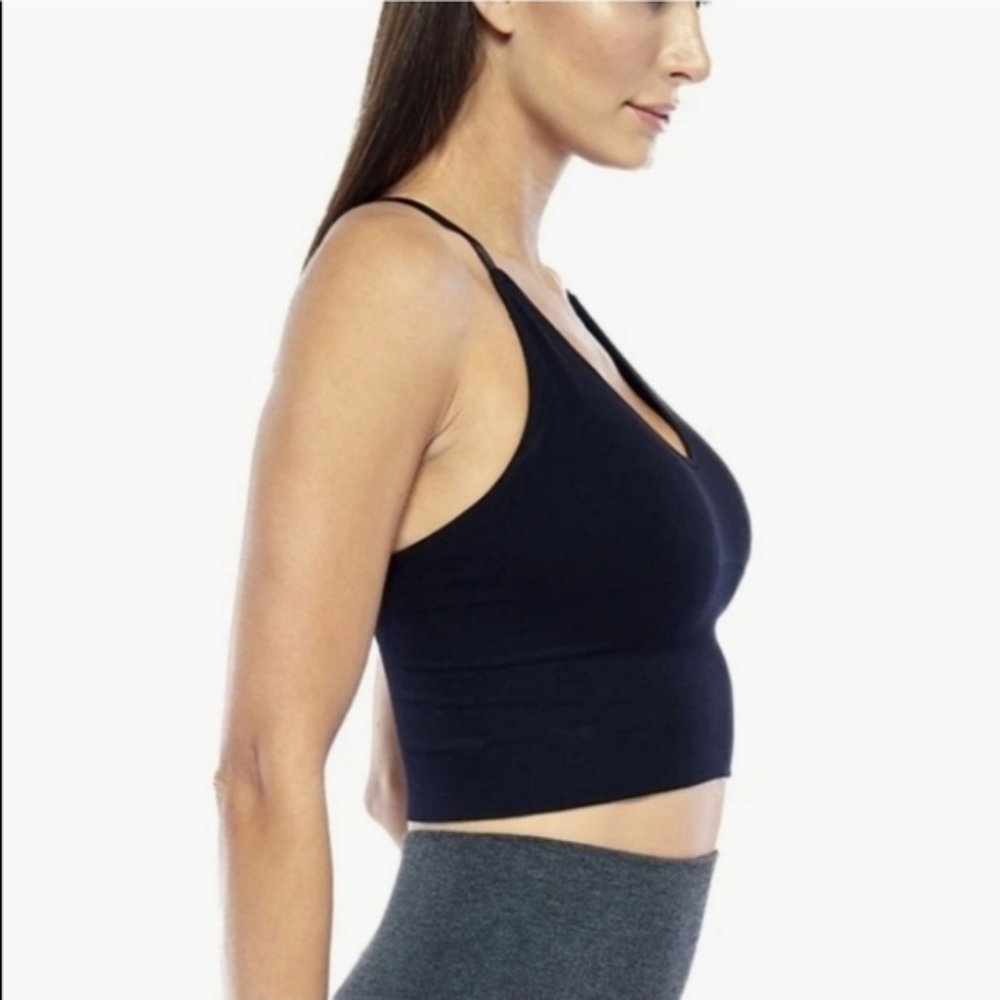 NWT Electric Yoya Elle Long Bra Sports Bra Black XS/S